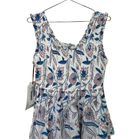 NEW Alix of Bohemia Erin Blue Valentine Midi Dress Medium - Picture 7 of 12